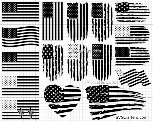 Download American Flag Svg Bundle 4th Of July Svg Bundle Svgcrafters