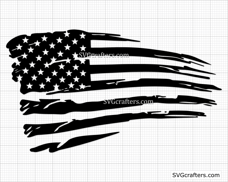 Distressed flag svg, American flag svg ,2nd amendment