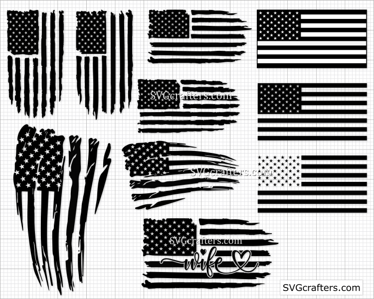 Distressed Flag Svg American Flag Svg 2nd Amendment Svgcrafters