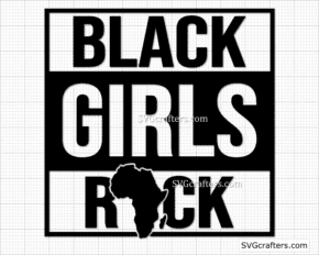 Black Girl Rock SVG
