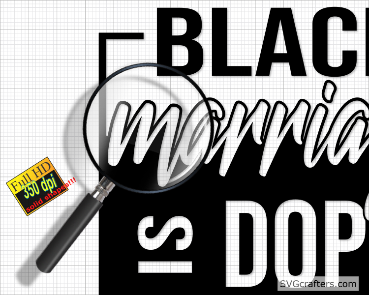 Black marriage Is Dope Period svg