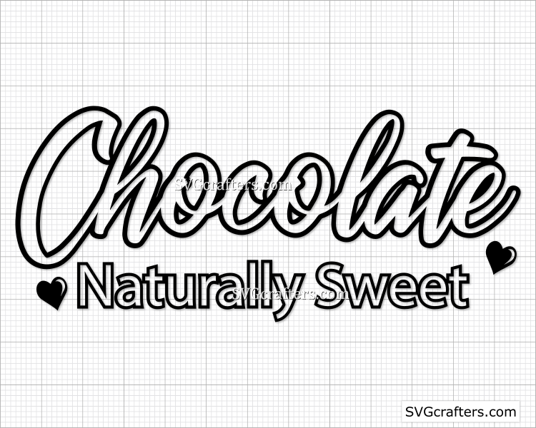 Download Flatten Chocolate Naturally Sweet Svg Digital File Art Collectibles Digital Vadel Com