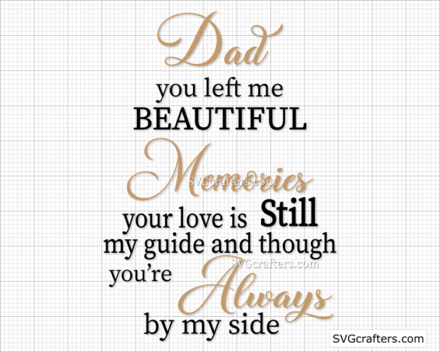 Free Free 348 In Memory Of My Dad Svg SVG PNG EPS DXF File