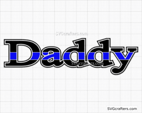 Police Dad svg, Police Papa svg, Police svg