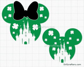 Mickey Mouse At Patricks SVG, Disney Happy st patricks