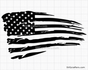 American flag svg, 4th of july svg - SVGcrafters