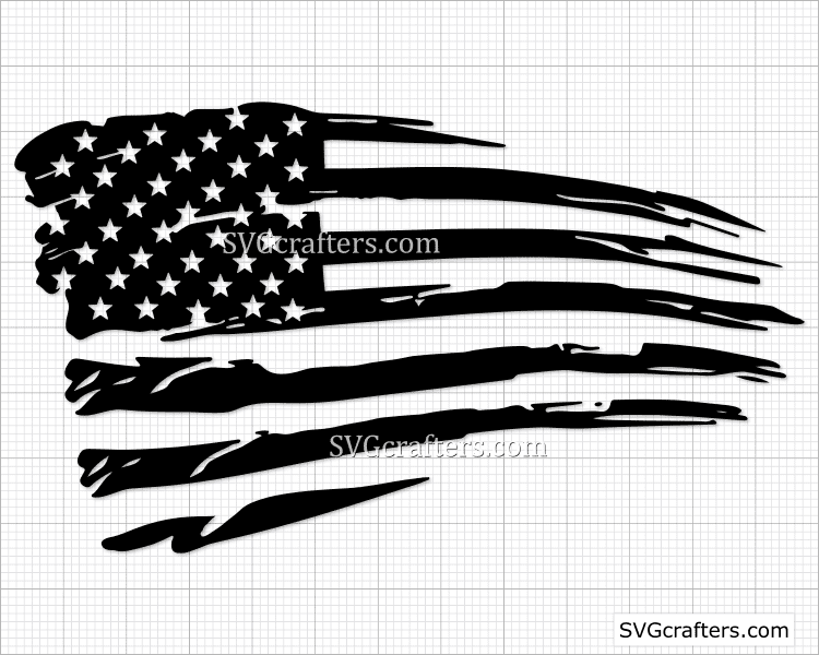 american flag svg