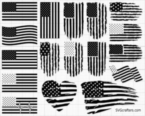 American flag svg bundle, 4th of july svg bundle