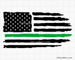 American Army svg, Military svg, Thin Green Line svg