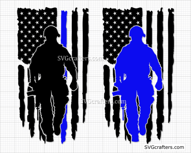 Download American Police Svg Thin Blue Line Svg Police Officer Svg Svgcrafters