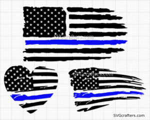 Police svg, Thin Blue Line svg, law enforcement svg - SVGcrafters