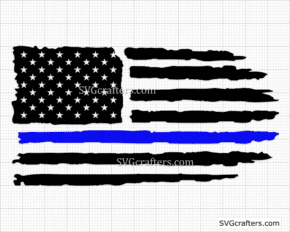 American Police svg, Thin Blue Line svg, law enforcement