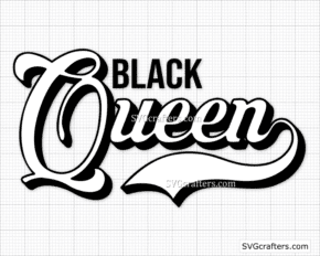 Black Queen svg, Melanin svg, black girl magic svg