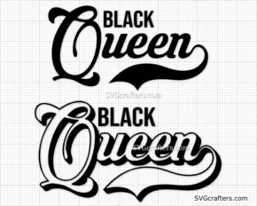 Black Queen svg, Melanin svg, black girl magic svg