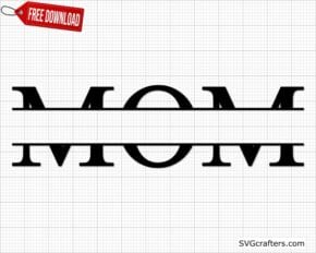 Download Free Mom Split Monogram SVG, Mom svg, Mama svg | SVGcrafters