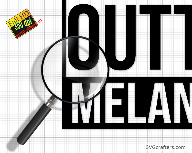 Never Outta Melanin svg