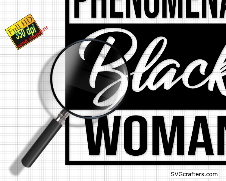 Download Phenomenal Black Woman Svg Black Girl Svg Melanin Svg Svgcrafters
