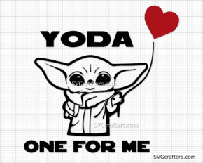 Yoda one for me SVG, baby yoda svg, star wars svg