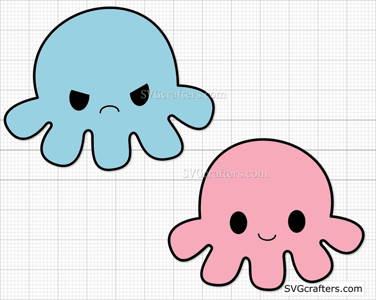 Download Cute Octopus Cake Topper Svg Ocean Svg Underwater Svg Svgcrafters