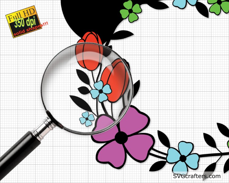 Download Minnie floral svg, Disney wreath svg, Laurel svg | SVGcrafters