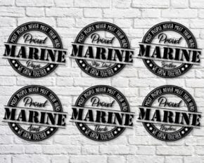 Bundle Proud Marine Family svg, Marine svg, Military svg