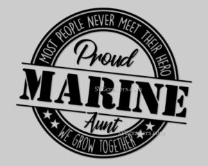 Download Proud Marine Aunt svg, Marine svg, Military svg | SVGcrafters