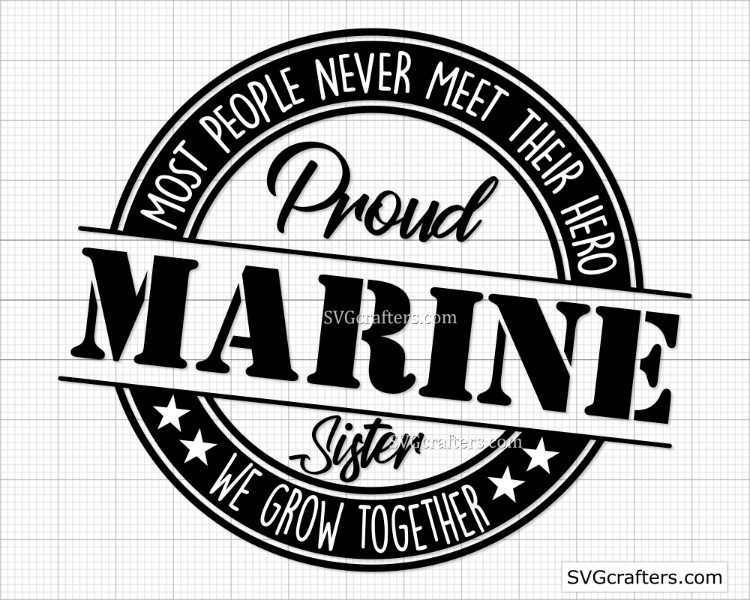 Free Free Proud Marine Sister Svg 152 SVG PNG EPS DXF File