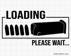 Loading Please Wait svg, Bullet Flag svg, 2nd Amendment svg