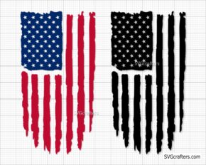 Distressed flag svg, 4th of July svg, patriotic svg