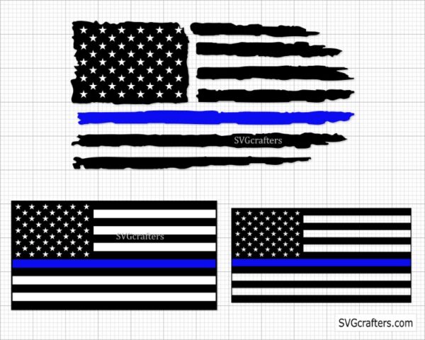 Special Bundle Police svg, Back the blue svg, thin blue line svg