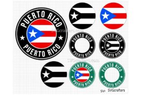 Puerto Rico svg, Puerto Rican Svg, Puerto Rico Flag Svg