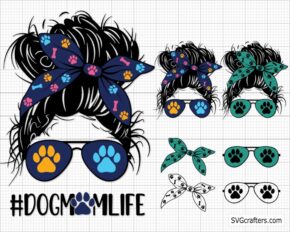 Dog mom Svg Png, dog lover svg, paw print svg, dog paw svg