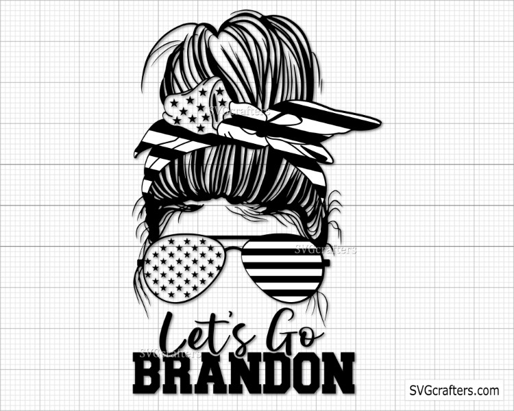 Let's Go Brandon Flag SVG, FJB SVG for Shirt