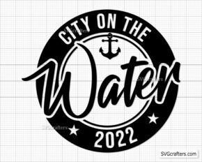 City on the Water Svg Png, Water tower svg, Kansas city svg