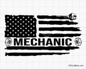 Wrench Flag svg, Mechanic svg, mechanic clipart, mechanic shirt