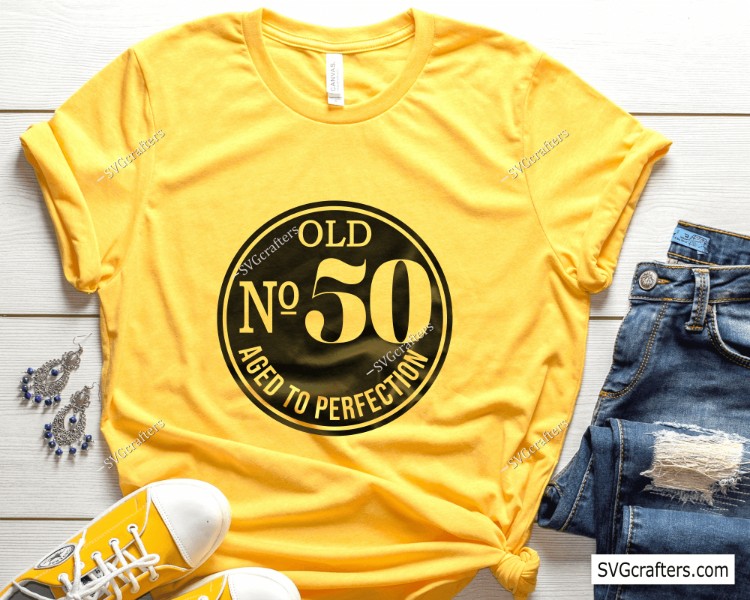 50th Birthday, 50 and Fabulous Graphic by SVGcrafters · Creative Fabrica