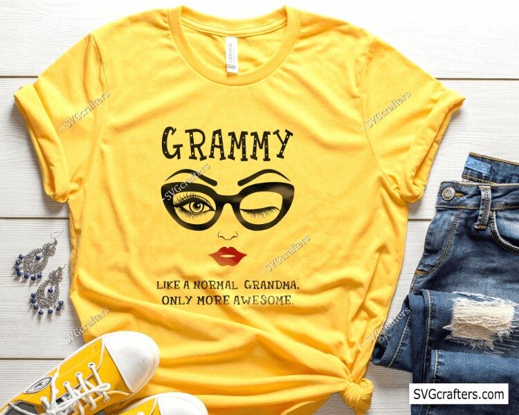 Grammy like a normal grandma svg, Grammy svg, grandma svg - Image 2