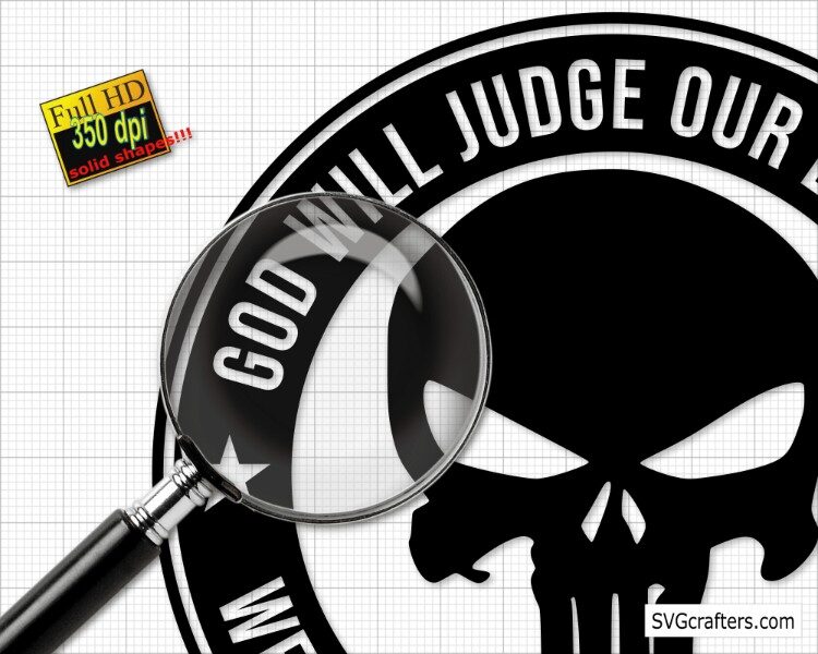 Punisher God Will Judge Our Enemies Svg