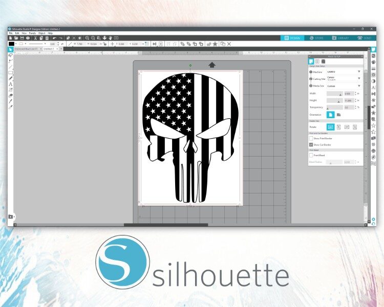 American Punisher Flag Svg