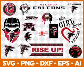 Free Atlanta Falcons Svg Bundle, Falcons Logo Svg, Falcons Svg