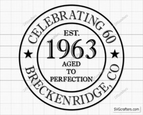 Custom 60th birthday Svg Png, Vintage 1962 svg