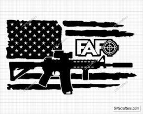 American FAFO Fuck Around and Find Out svg, FAAFO Flag