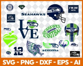 Free Seattle Seahawks Svg Bundle, Seahawks Logo Svg