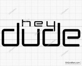 HEY DUDE hey dude logo SVG