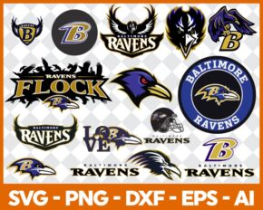Free Baltimore Ravens Football Svg Bundle, Ravens Logo Svg