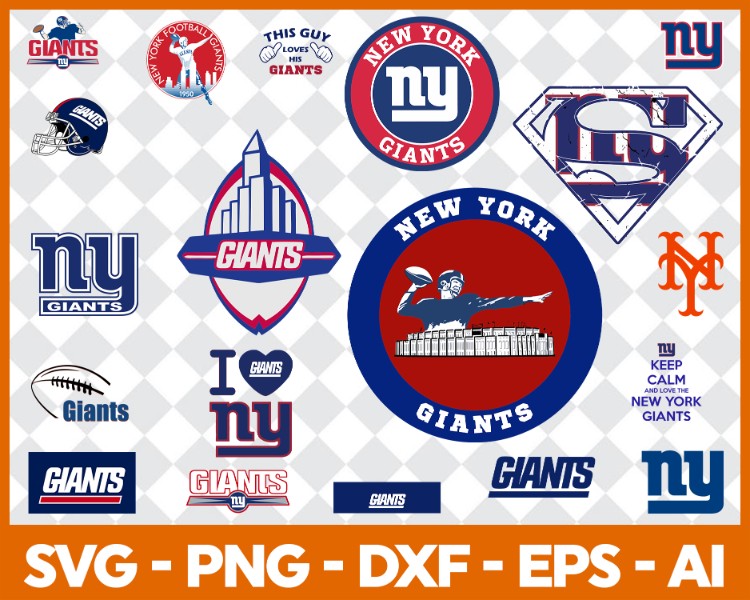Free New York Giants Svg Bundle, Giants Logo Svg