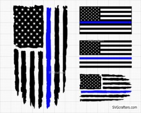 Bundle Police svg, Back the Blue svg, Thin Blue Line svg