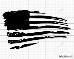 Custom Distressed Flag svg, Grunge American flag svg