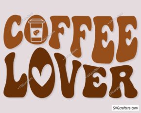 Coffee Lovers svg, Coffee Lover svg, Retro Coffee svg