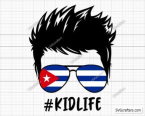 Cuban Flag Kidlife Svg Png, Cuban flag svg png, cuban svg